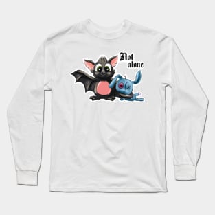 Not alone. Halloween friends. Long Sleeve T-Shirt